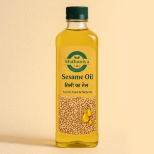 Home Sesame Oil (तिल का तेल) 100% Pure & Natural Mathaniya Organic